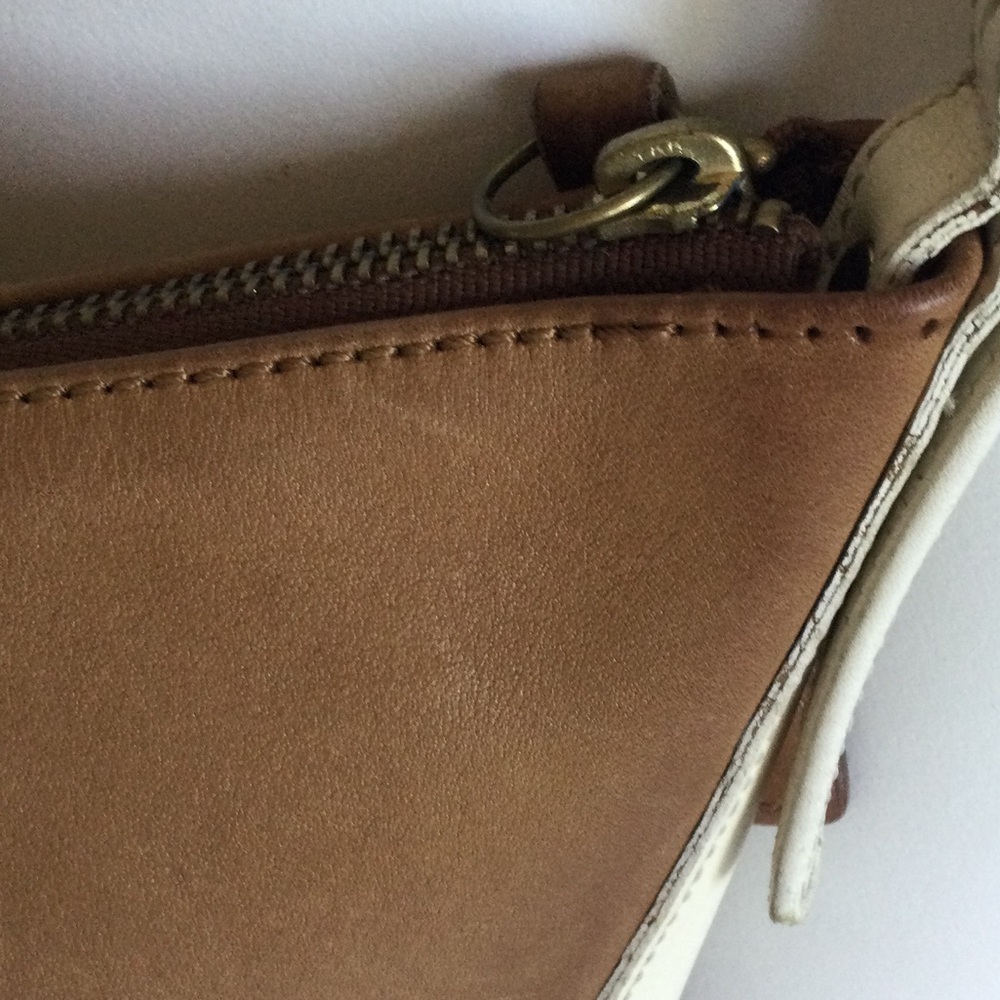 Vintage Coach Y2K Shoulder Bag Brown Leather Fortune Cookie 9214 Hobo Handbag - Picture 12 of 16